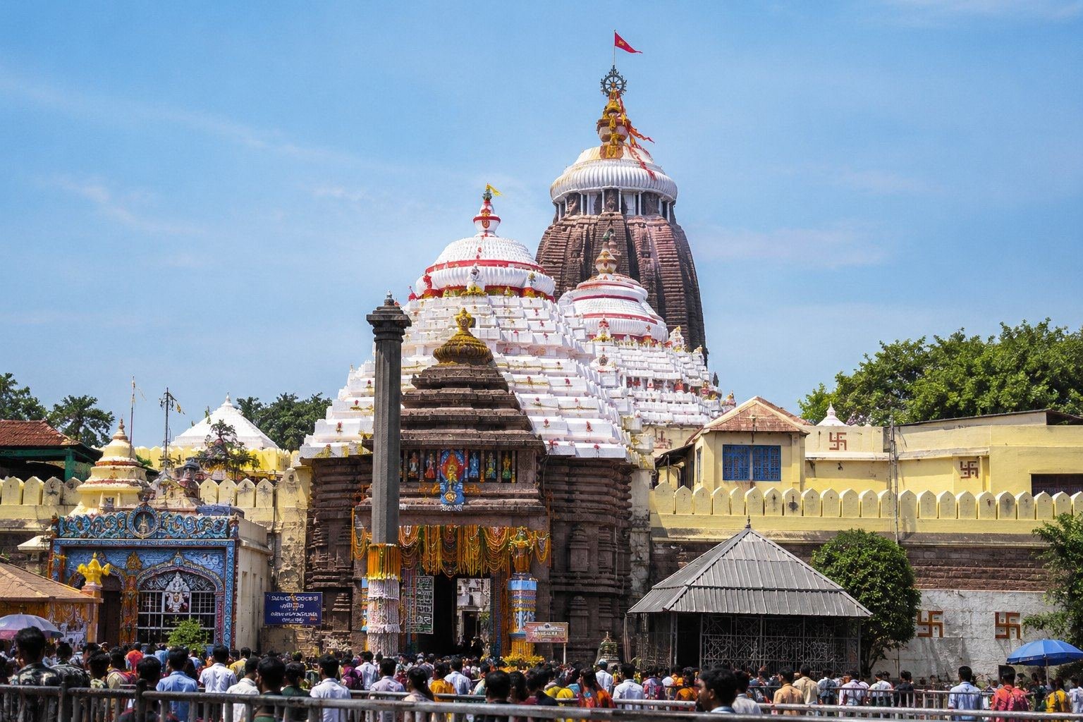Jagannath Temple reopening in Puri after the Anasara period, featuring sacred traditions, Nabajaubana Darshan and preparations for Rath Yatra.